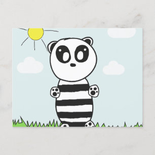 Cartão Postal Panda Kids