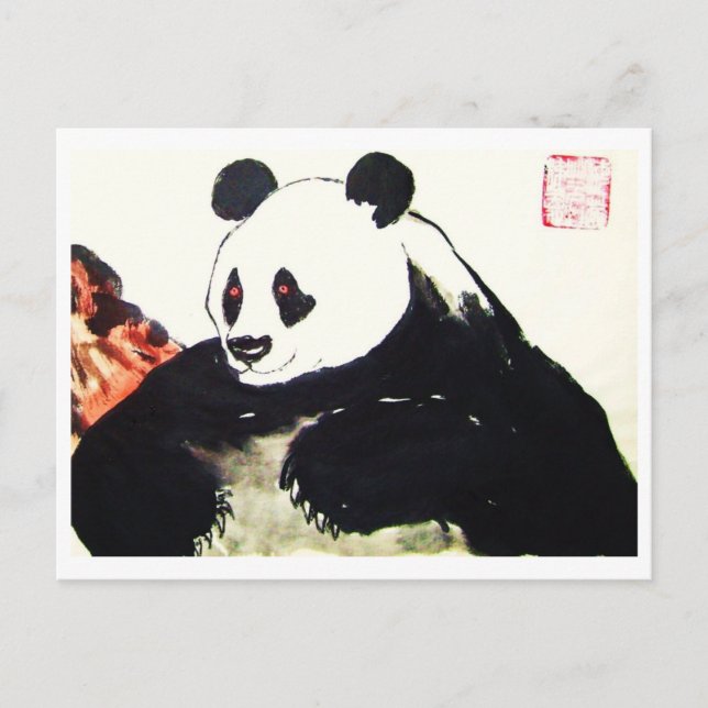 Cartão Postal Panda Nr.29 * Panda-Postkarte * Panda-Art-Postcard (Frente)