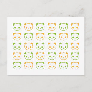 Cartão Postal panda panda