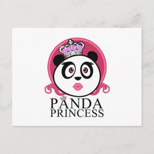 Cartão Postal Panda Princess