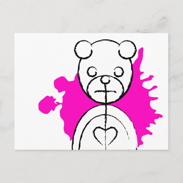 Cartão Postal panda splatz. (Frente)