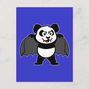Cartão Postal Panda Vampiro