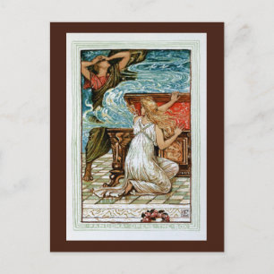 Cartão Postal Pandora abre a caixa