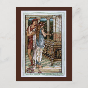 Cartão Postal Pandora se pergunta na caixa