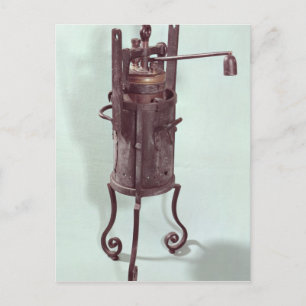 Cartão Postal Panela de pressão inventada por Denis Papin 1679