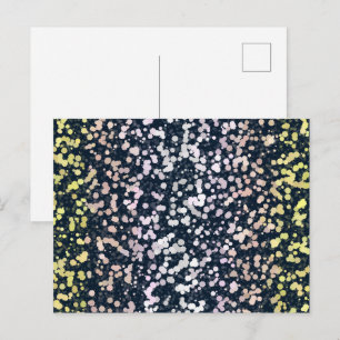 Cartão Postal Pangender Pride Flora Pangender Boho Retro-Boho