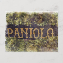 Cartão Postal Paniolo com a Lei