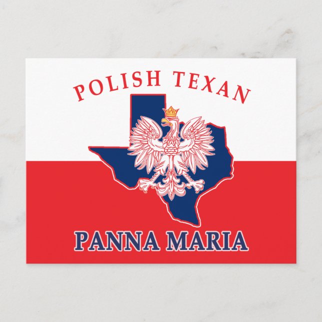 Cartão Postal Panna Maria Polonês Texan (Frente)