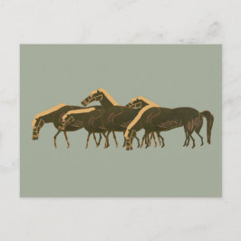 Cartão Postal Panoply - Herdeiro de cavalos da antiga arte grega
