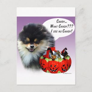 Cartão Postal Panorama (blktan) de Halloween