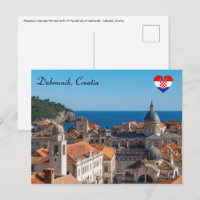 Panorama da cidade de Dubrovnik - Croácia