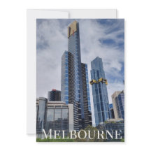 Cartão Postal Panorama da Silhueta de Melbourne