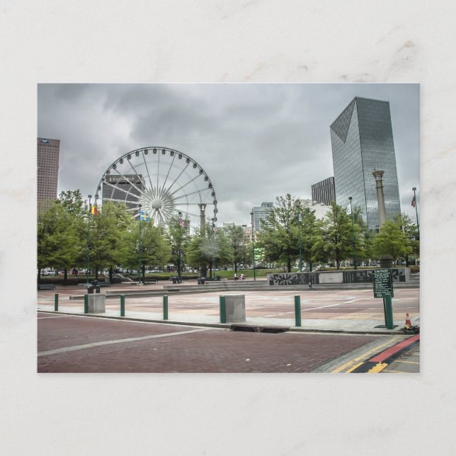 Cartão Postal Panorama de Atlanta (Frente)