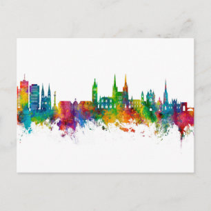 Cartão Postal Panorama de Bordeaux França
