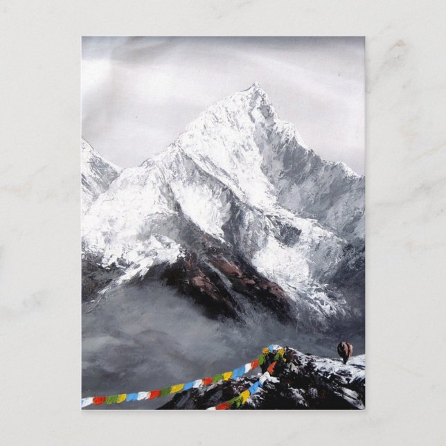 Cartão Postal Panoramic View Of Everest Mountain (Frente)
