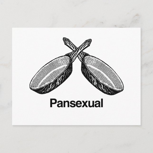 Cartão Postal Pansexual - (Frente)