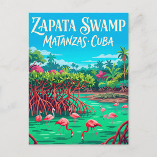 Cartão Postal Pântano de Zapata Cuba