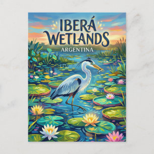 Cartão Postal Pântanos do Iberá Argentina