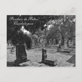 Cartão Postal Panteón de Belén Blanco y Negro