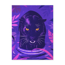 Pantera Negra se aglutinando em um rio