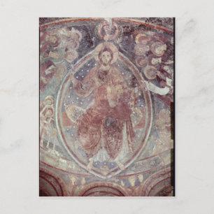 Cartão Postal Pantocrator cristo, do macaco