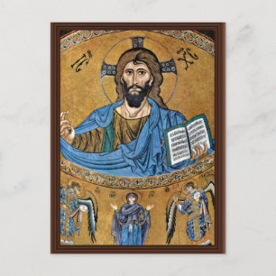 Cartão Postal Pantocrator cristo Por Meister Von Cefalã¹ (Melhor