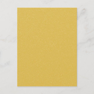 Cartão Postal PANTONE Custard AMARELO com cintilação fina