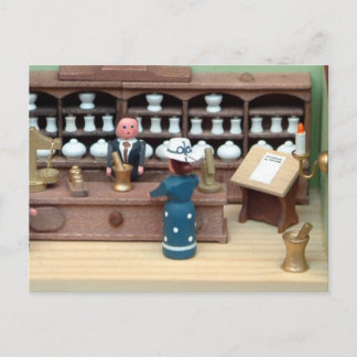 Cartão Postal Pão compre de ervas