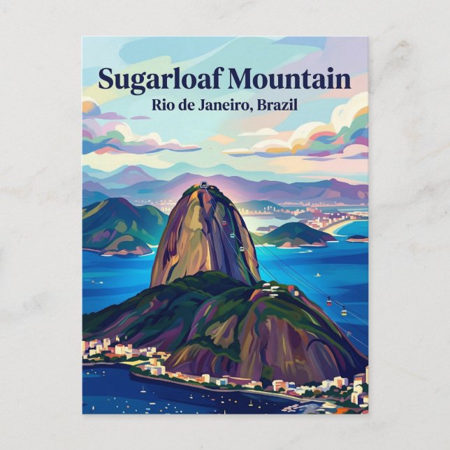 Cartão Postal Pão de Açúcar Brasil (Frente)