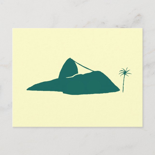 Cartão Postal Pão de Açúcar Rio Brasil (Frente)