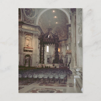 Cartão Postal Papa João Paulo II na galeria em São Pedro