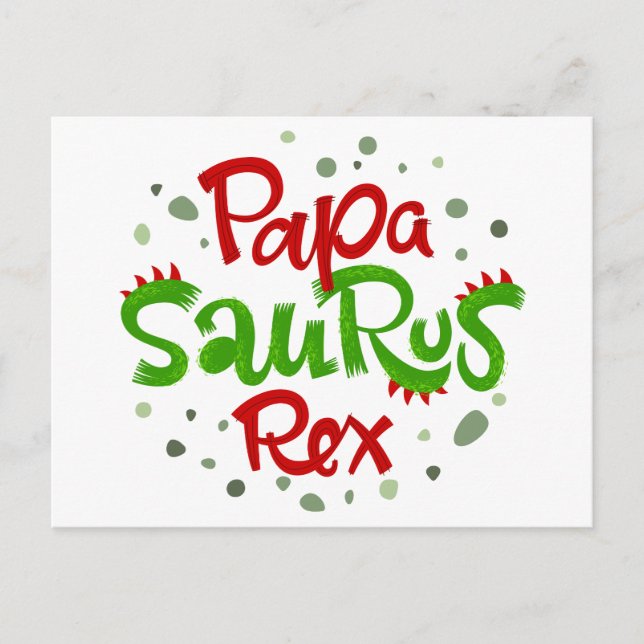 Cartão Postal Papa Surus Rex Graphic (Frente)