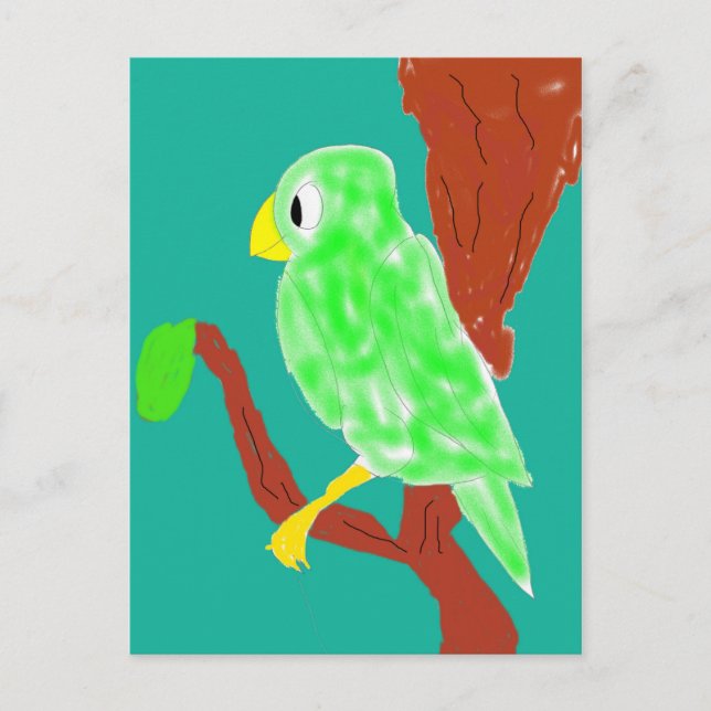 Cartão Postal Papagaio (Frente)