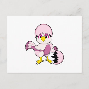 Cartão Postal Papagaio no Ovo com Casca de Ovo.PNG
