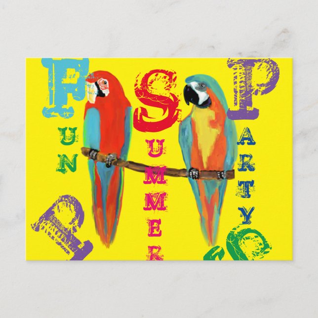 Cartão Postal PAPagaios (Frente)