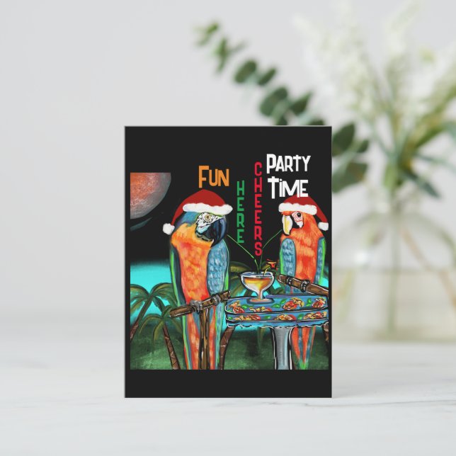 Cartão Postal PAPagaios DE FESTA     (Em pé/Frente)