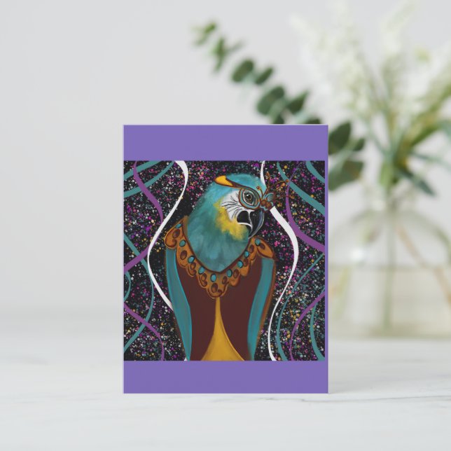 Cartão Postal PAPagaios DE FESTA (Em pé/Frente)