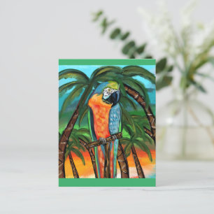 Cartão Postal Papagaios de Festa