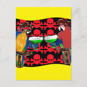 Cartão Postal PAPagaios PIRATAS