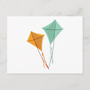 Cartão Postal Papagaios Voadores