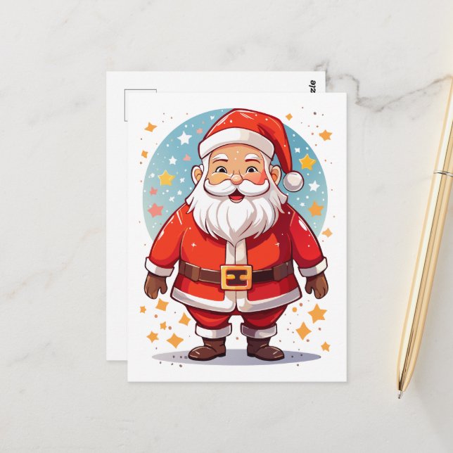 Cartão Postal Papai Noel (Frente/Verso In Situ)