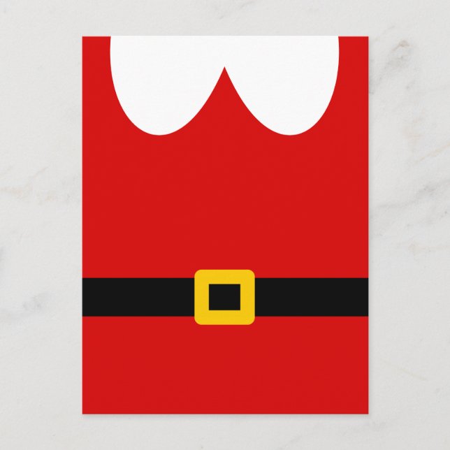 Cartão Postal Papai Noel (Frente)