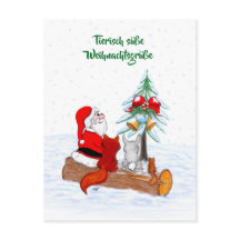 Papai Noel Coelho Raposa Esquilo, Alemão