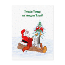 Papai Noel Coelho Raposa Esquilo, Alemão