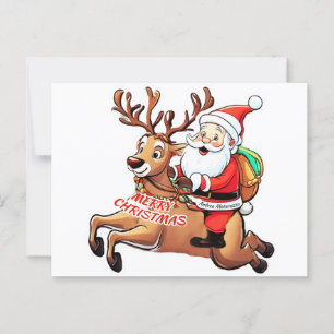 Cartão Postal Papai Noel Felry Natal