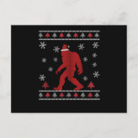 Papai Noel Sasquatch Pé Grande Natal