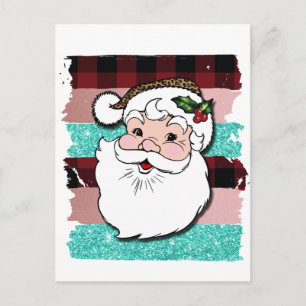 Cartão Postal papai noel vintage