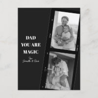 'Papai Você é Mágico' Personalizado Foto de Dois P