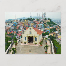Cartão Postal Papais noeis Ana Chapel, Guayaquil, Equador