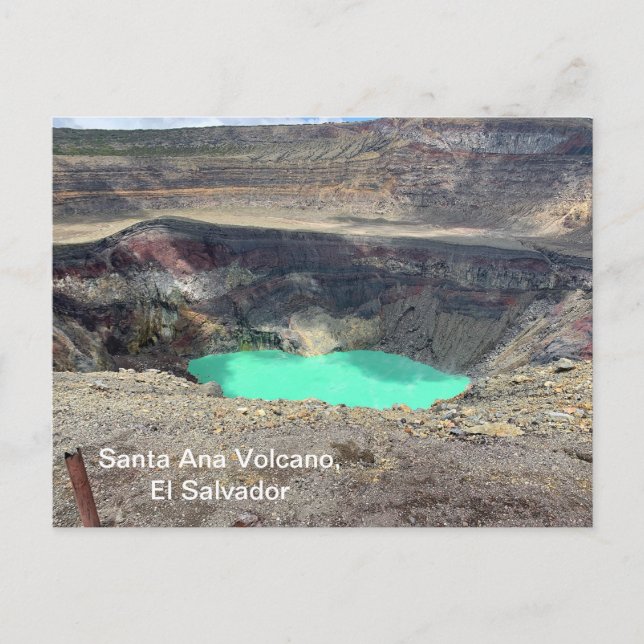 Cartão Postal Papais noeis Ana Volcano, El Salvador (Frente)